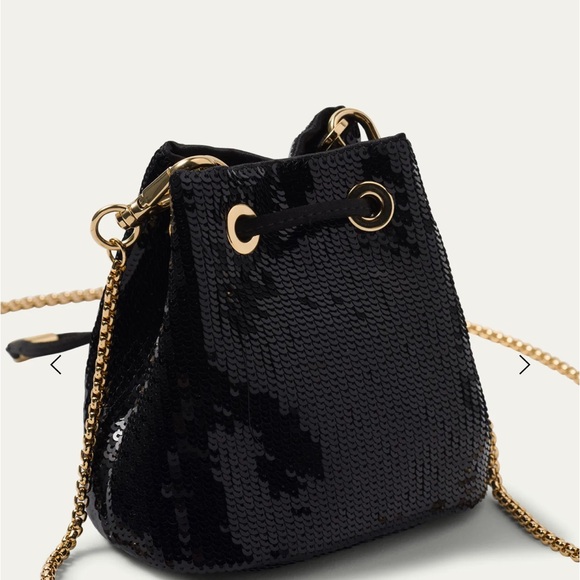 Prada Black Sequin Mini Bag - Picture 2 of 5